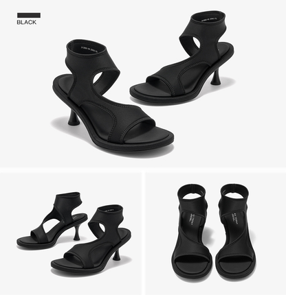 Leren Slingback Sandalen